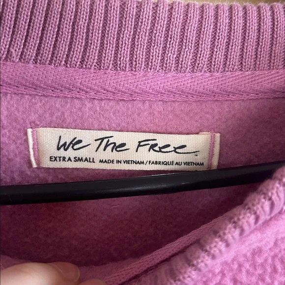 NWOT We The Free Cozy Camden Shearling Sweatshirt Size XS - Picture 2 of 4